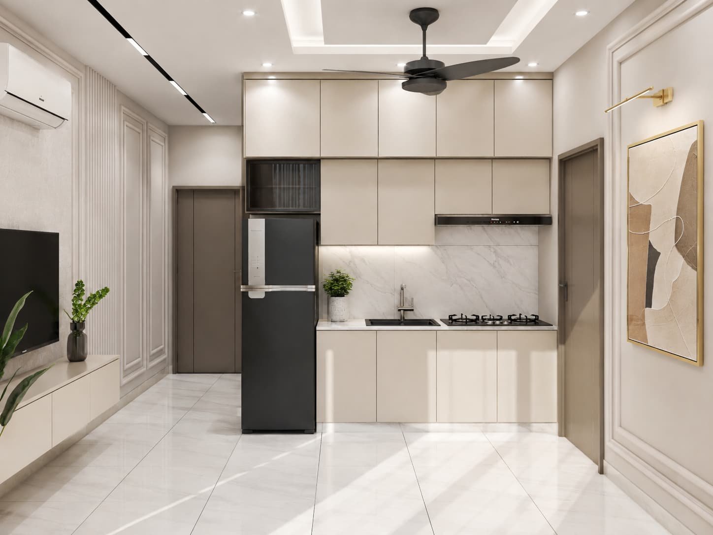 Unit 11 one-bedroom apartment interior gallery view 2 at KONA 26CC, Jubilee Town, Lahore